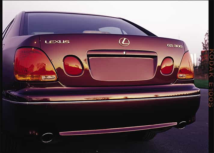 Lexus rear shot - photography