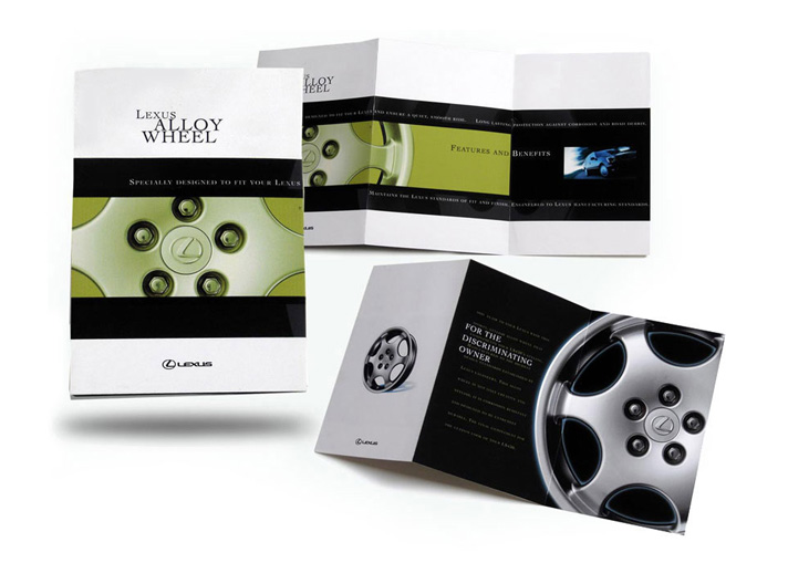 Lexus - alloy wheel brochure